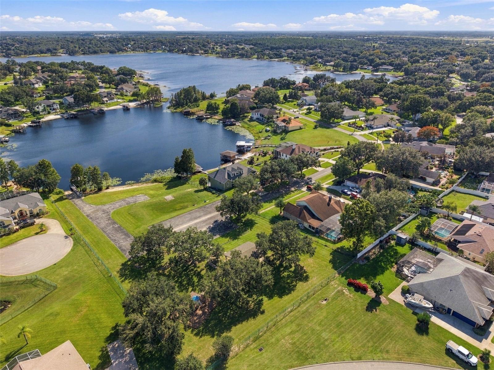 Community dock and recreation area