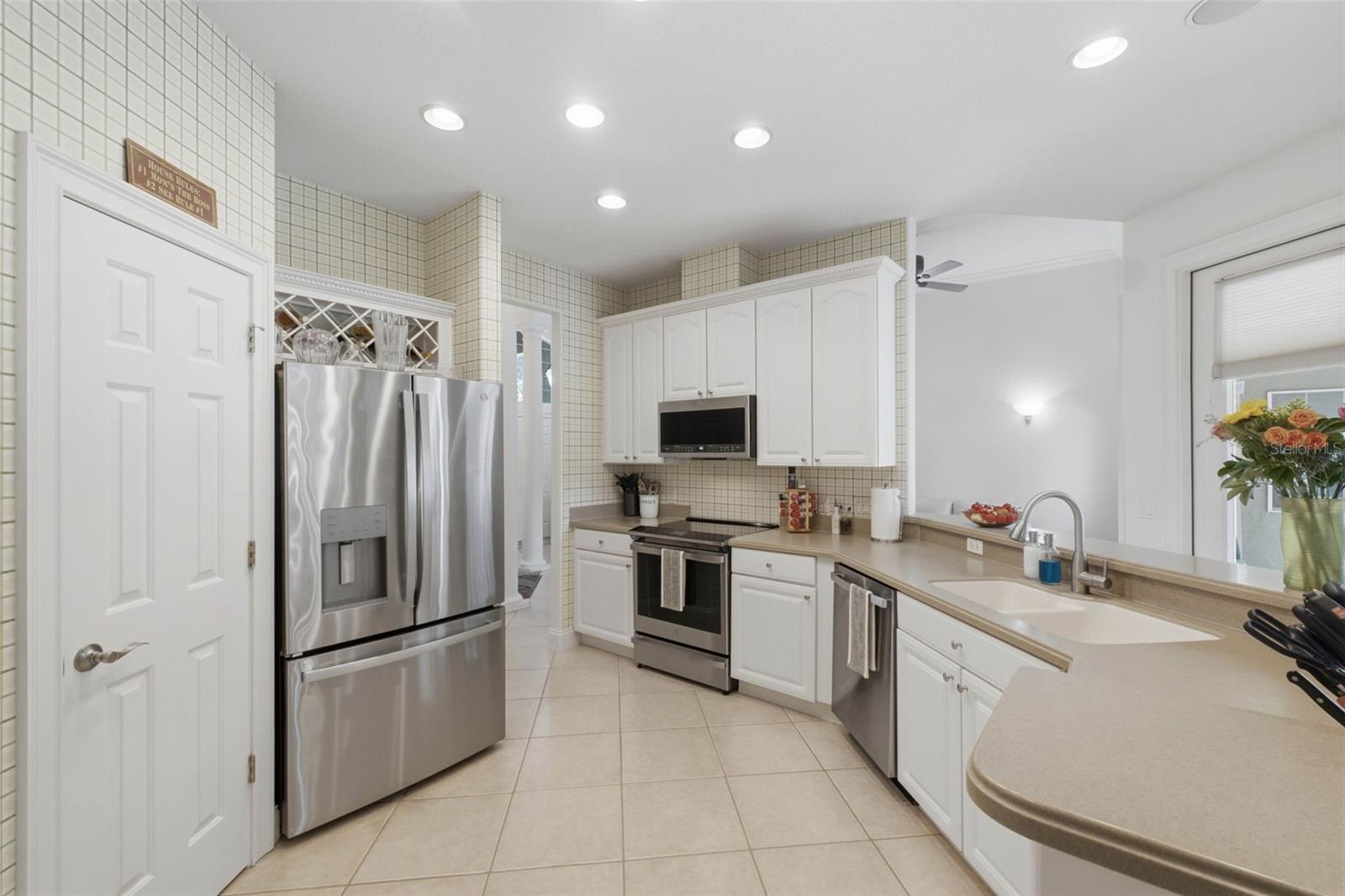 New stainless appliances