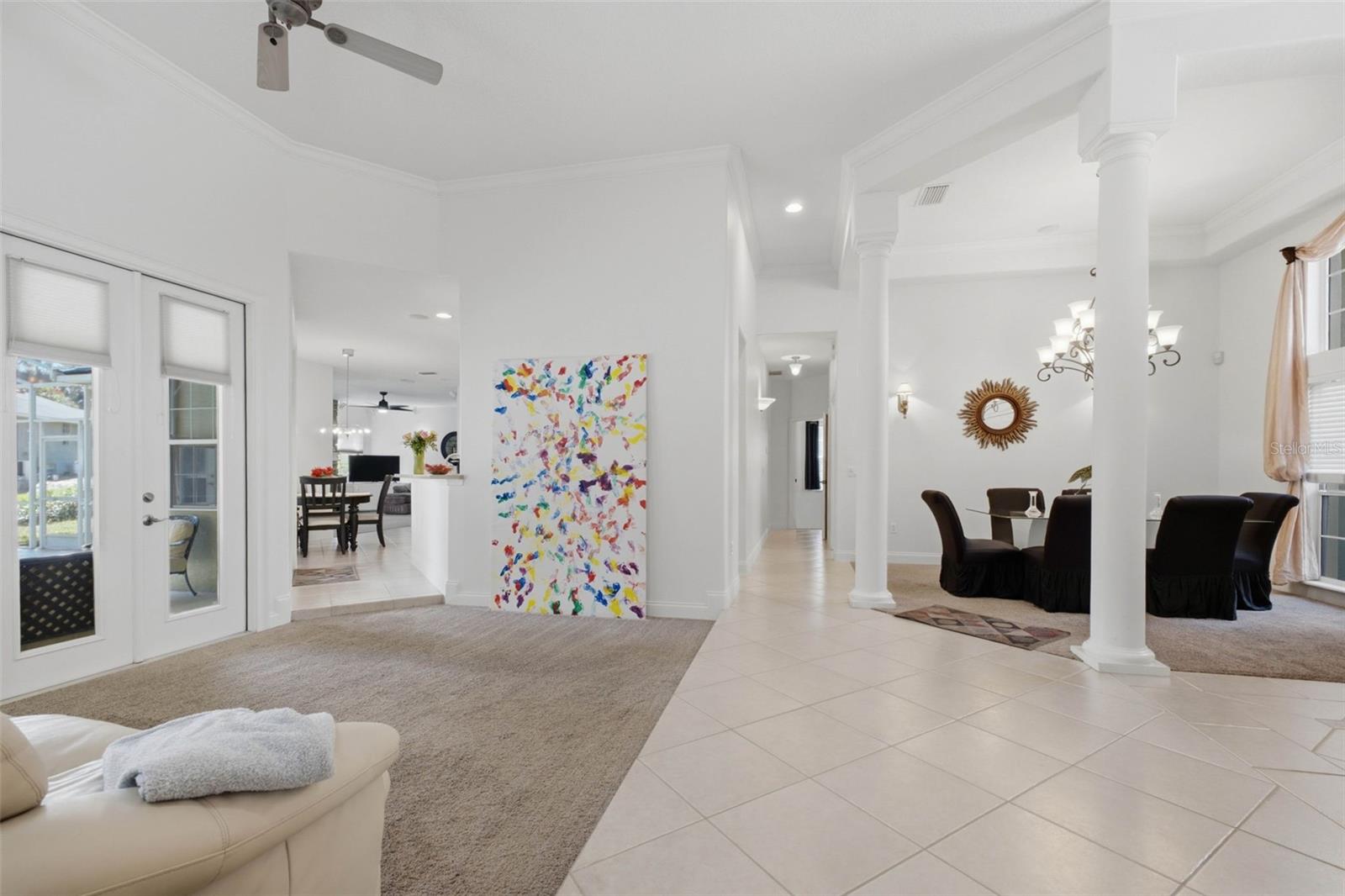 Lots of natural light and high ceilings