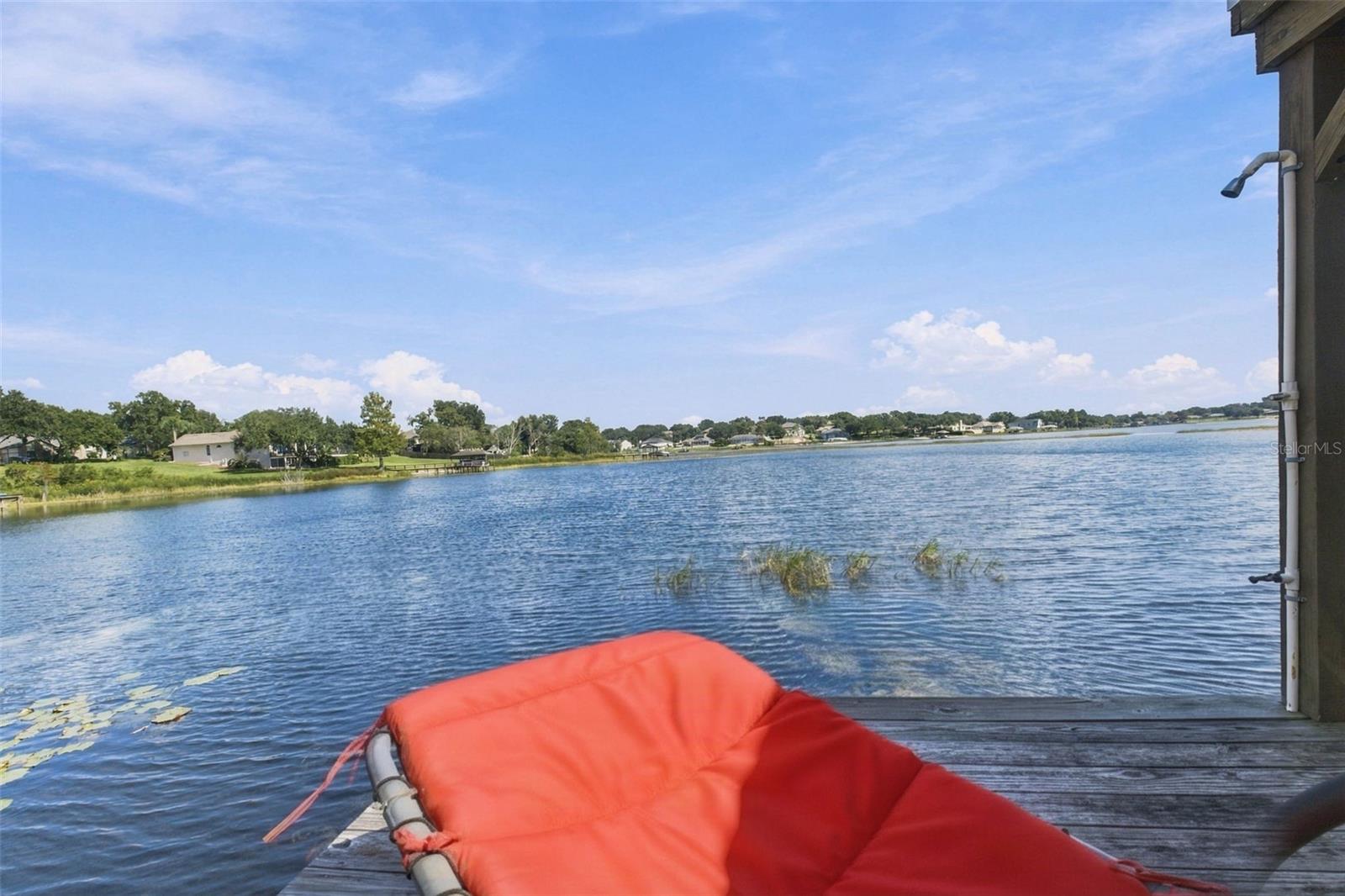 Peaceful view on dock