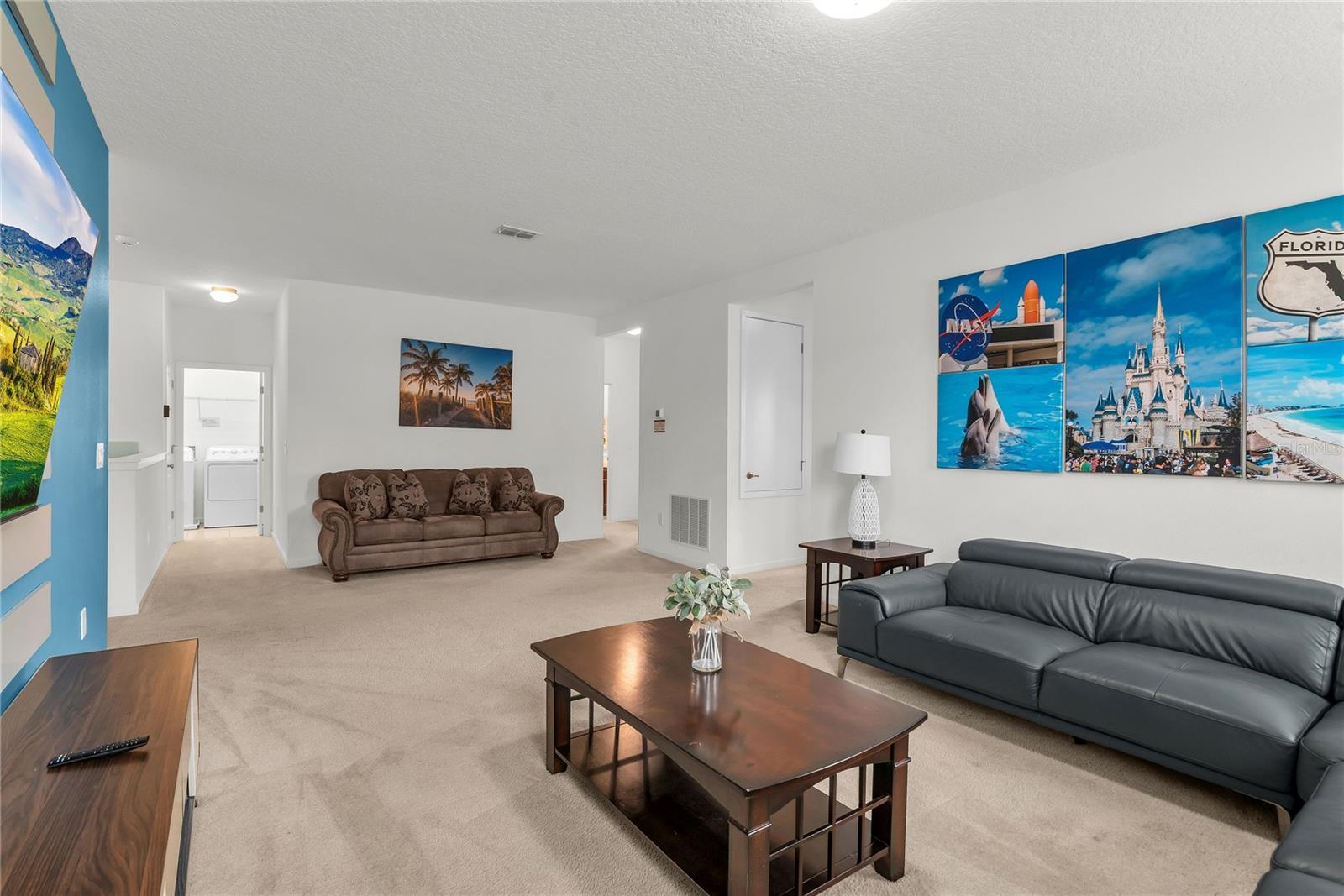Loft entertainment area