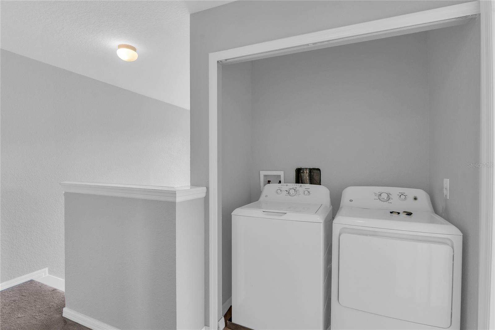 Laundry closet