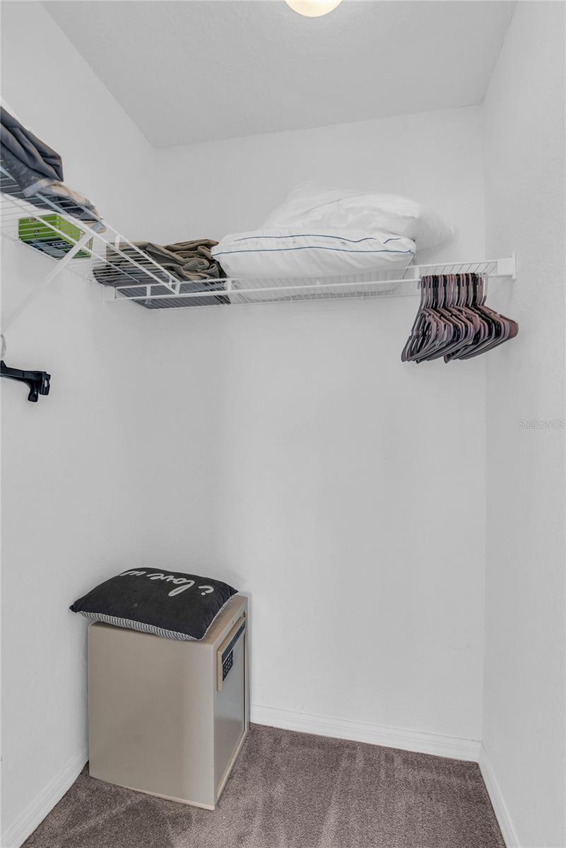 Primary closet