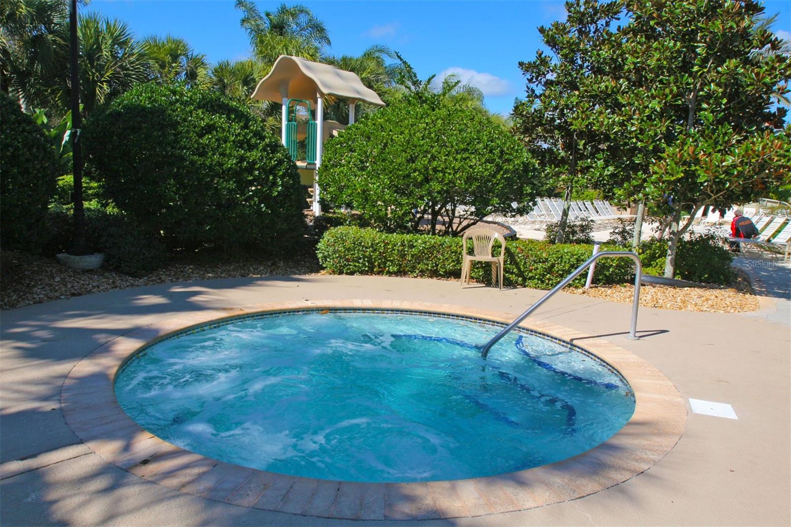 Resort style Pool and hot tub