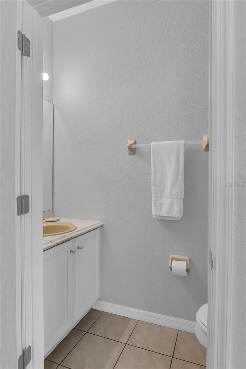 Down stairs half bath