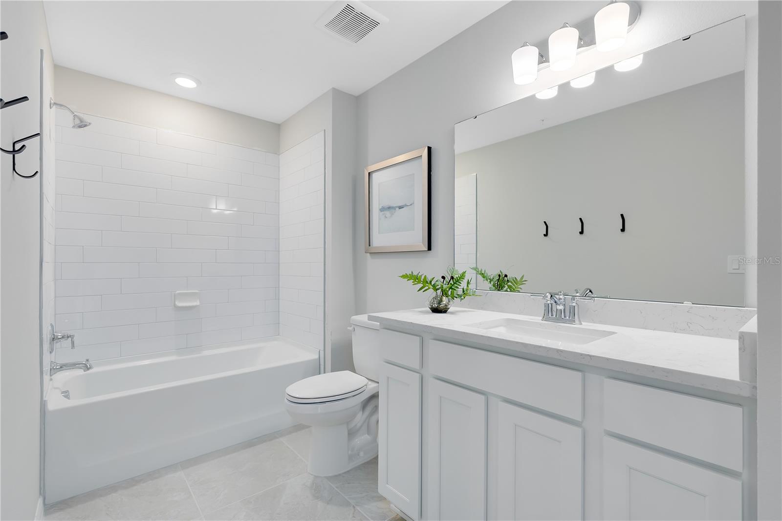 Model Home Design Only. Pictures and furnishings are for illustrative purposes only. Elevations, colors and options may vary. Furniture is for model home staging only.