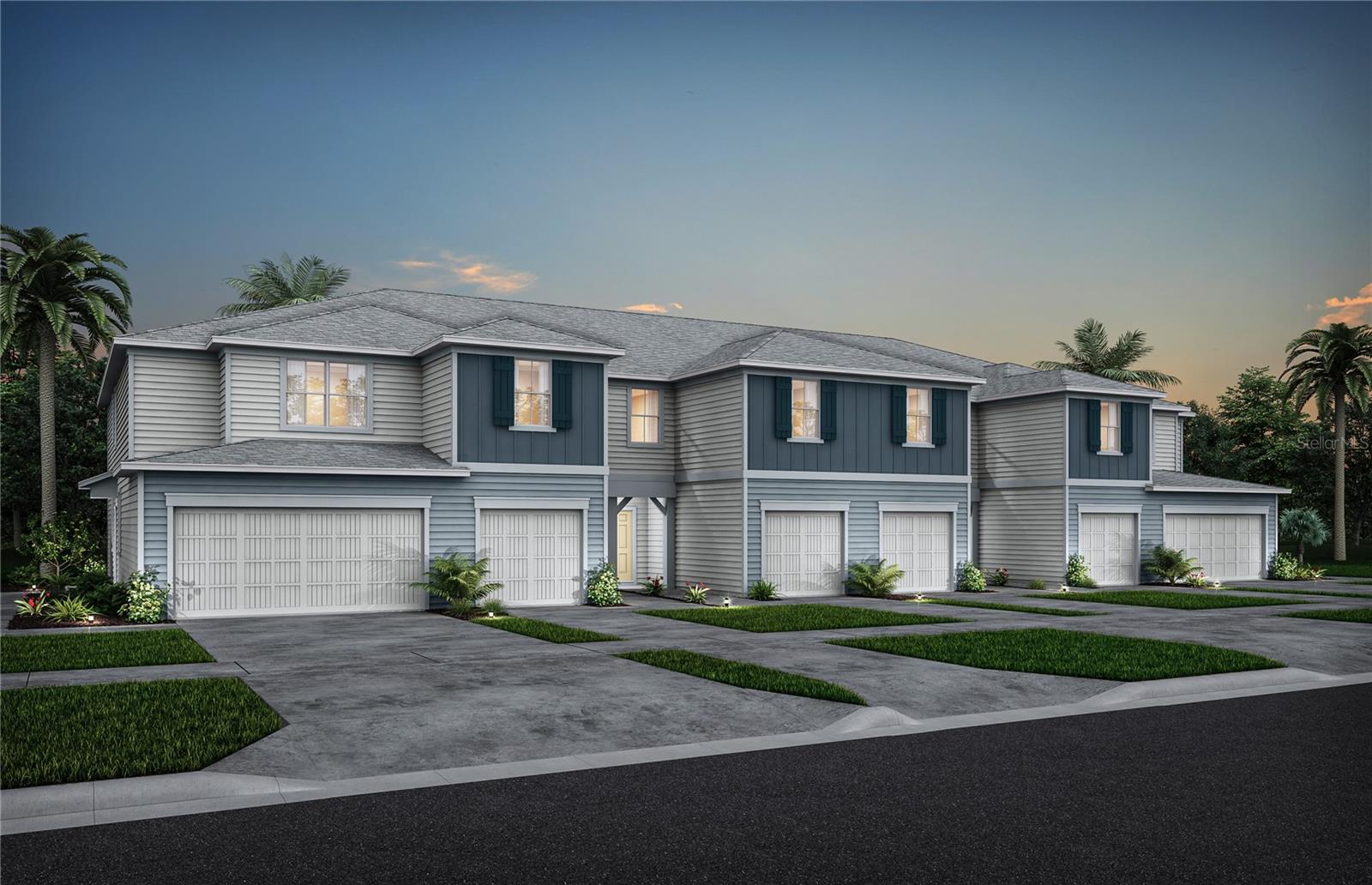 Exterior Design. Artistic rendering for this new construction home. Pictures are for illustrative purposes only. Elevations, colors and options may vary.