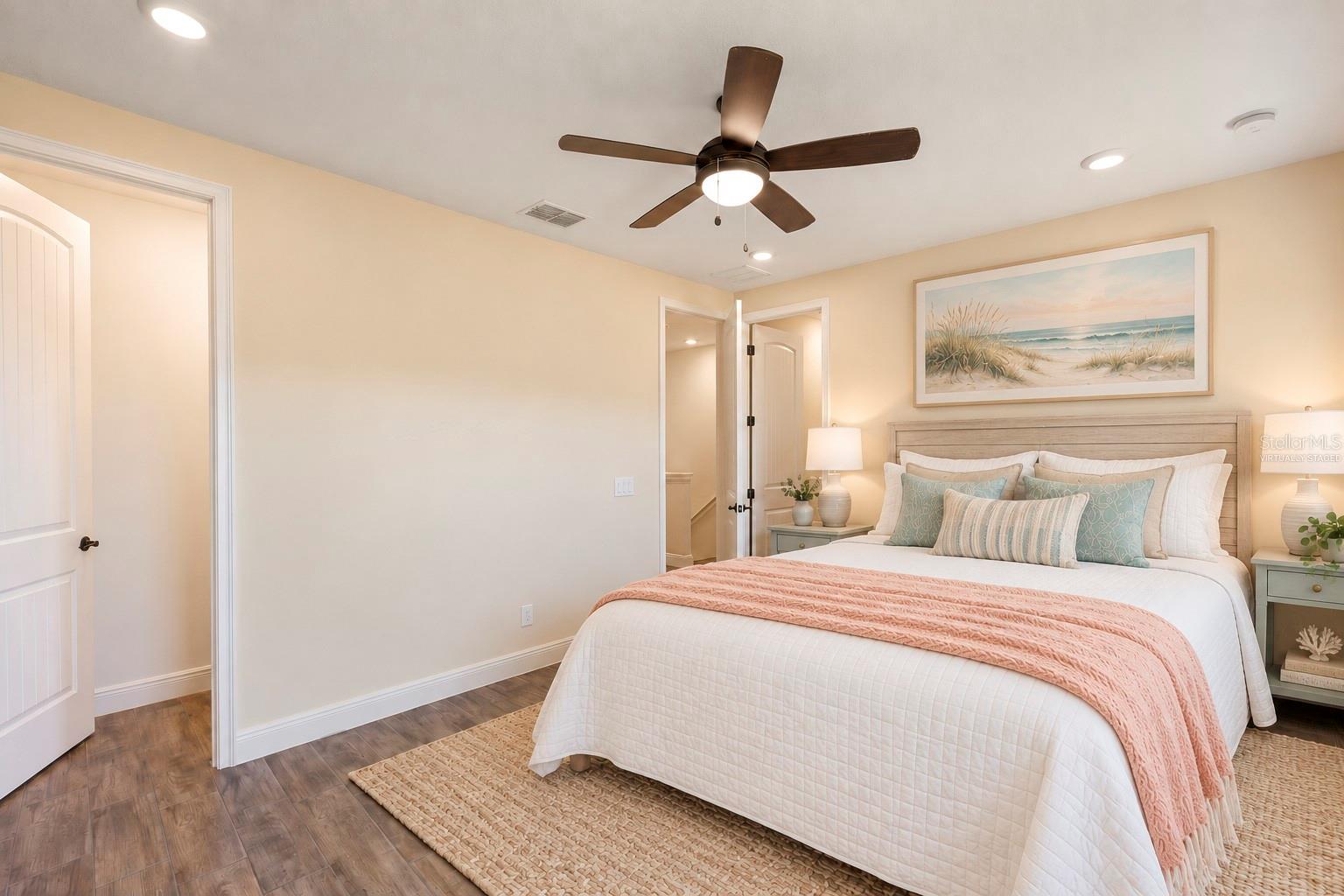 Bedroom 3 upstairs (virtually staged)