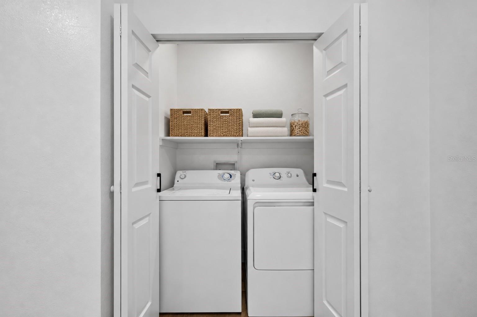 Laundry Closet -Virtually Sataged