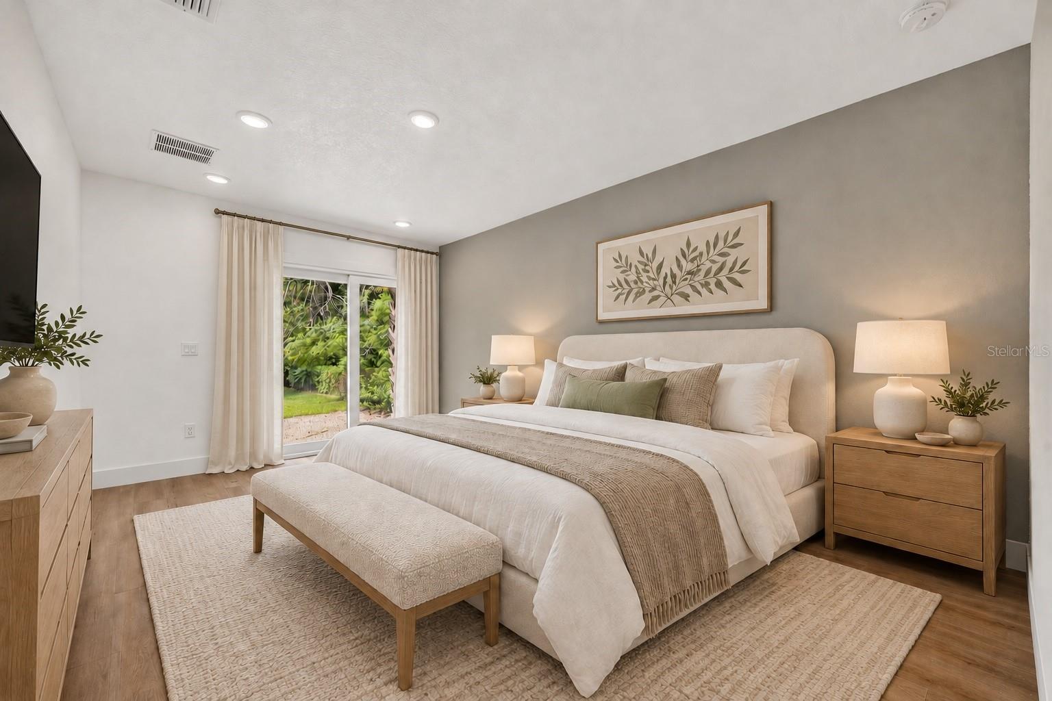 Primary Bedroom - Virtually Sataged