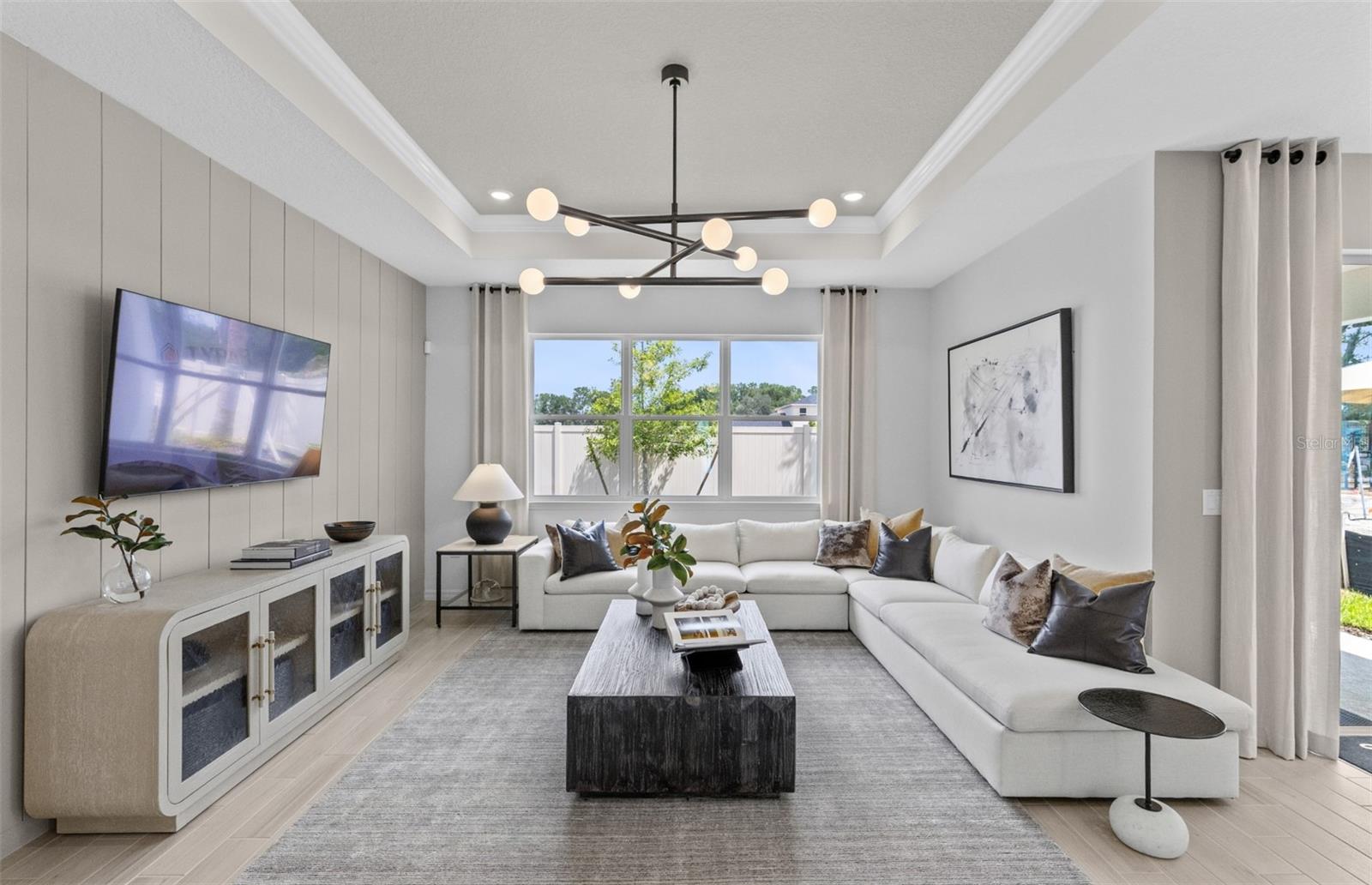 Model Home Design Only. Pictures and furnishings are for illustrative purposes only. Elevations, colors and options may vary. Furniture is for model home staging only.