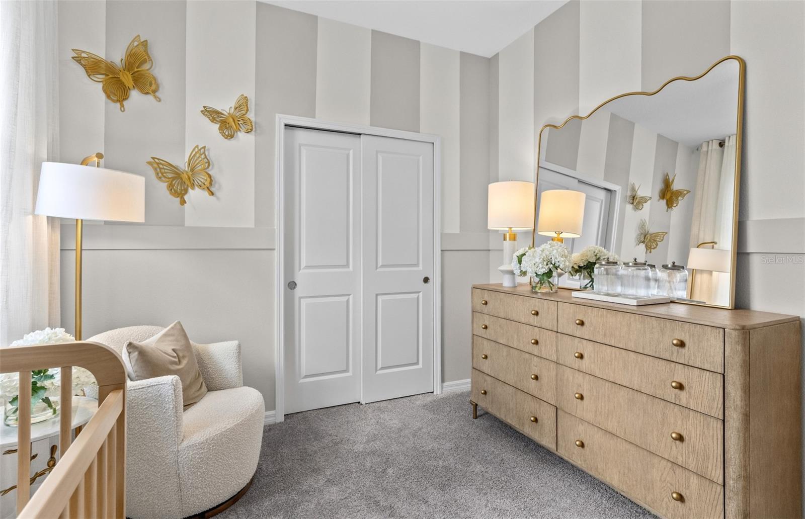 Model Home Design Only. Pictures and furnishings are for illustrative purposes only. Elevations, colors and options may vary. Furniture is for model home staging only.
