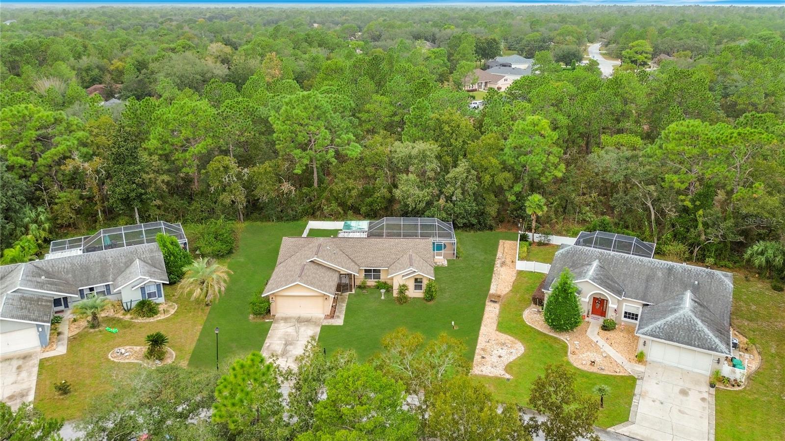 Space to unwind in an established neighborhood.