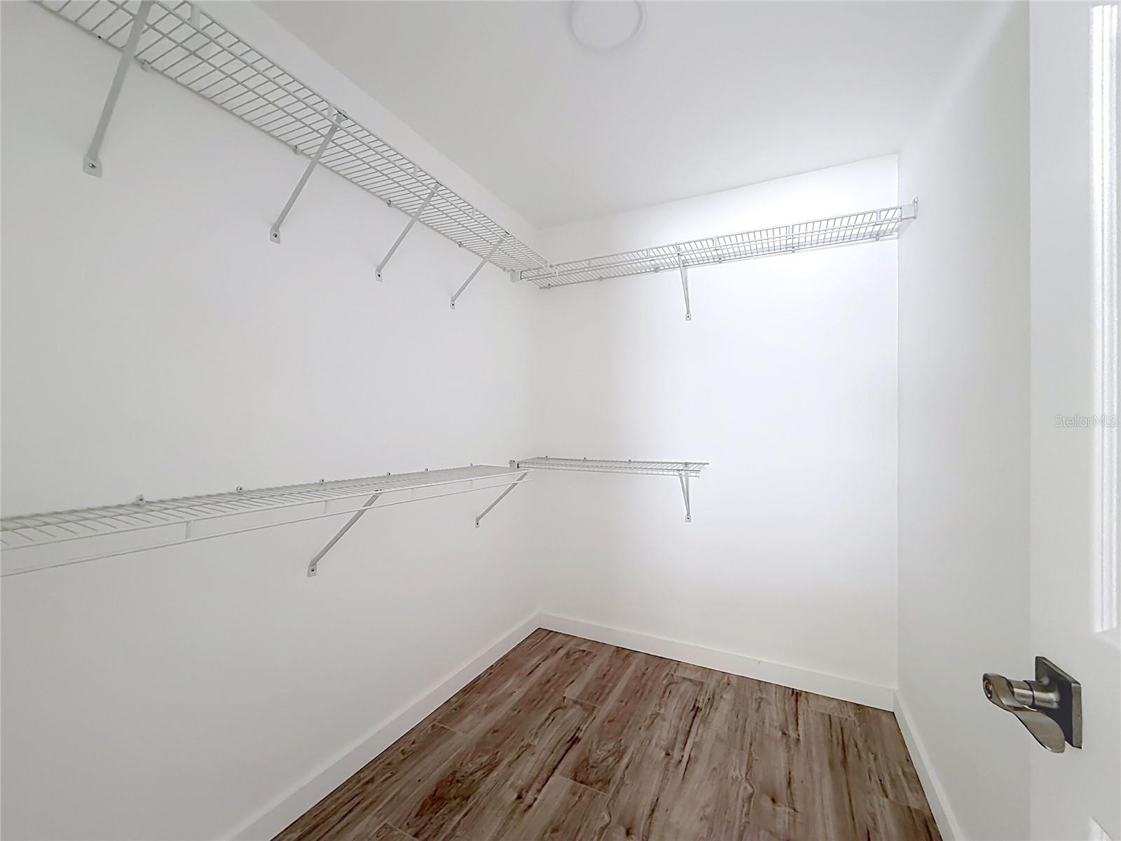 Walk-in closet makes room for every season