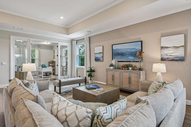 Model home - actual features may vary.