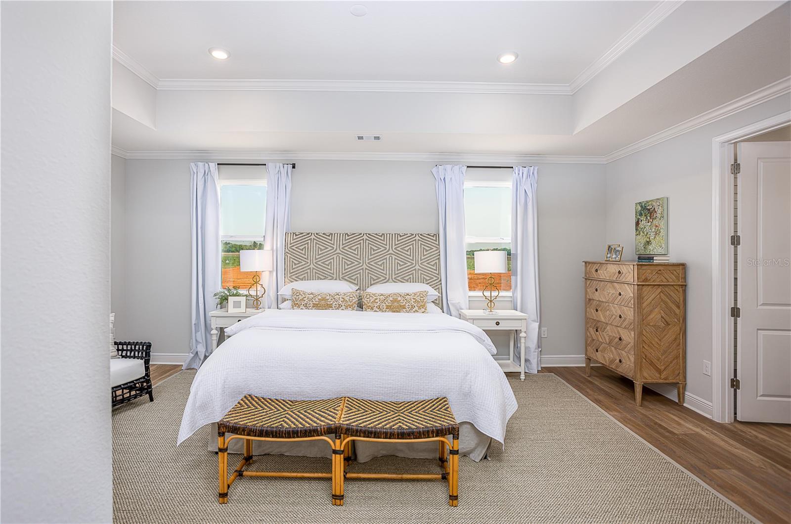 Model home - actual features may vary.