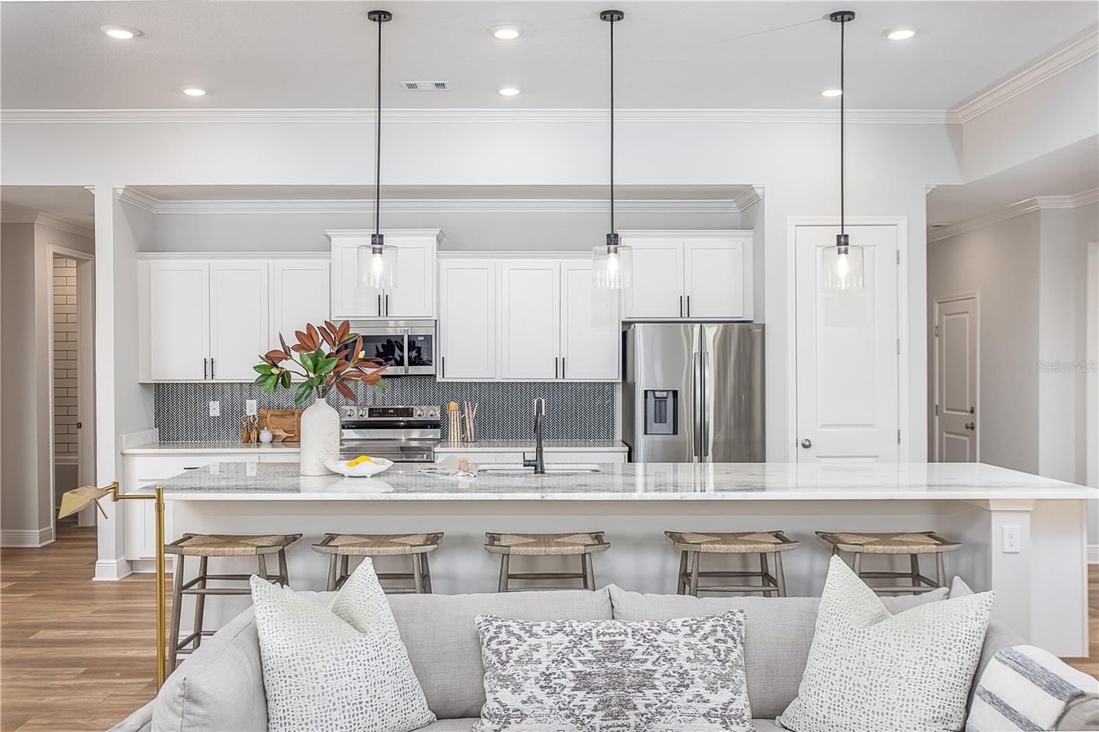 Model home - actual features may vary.