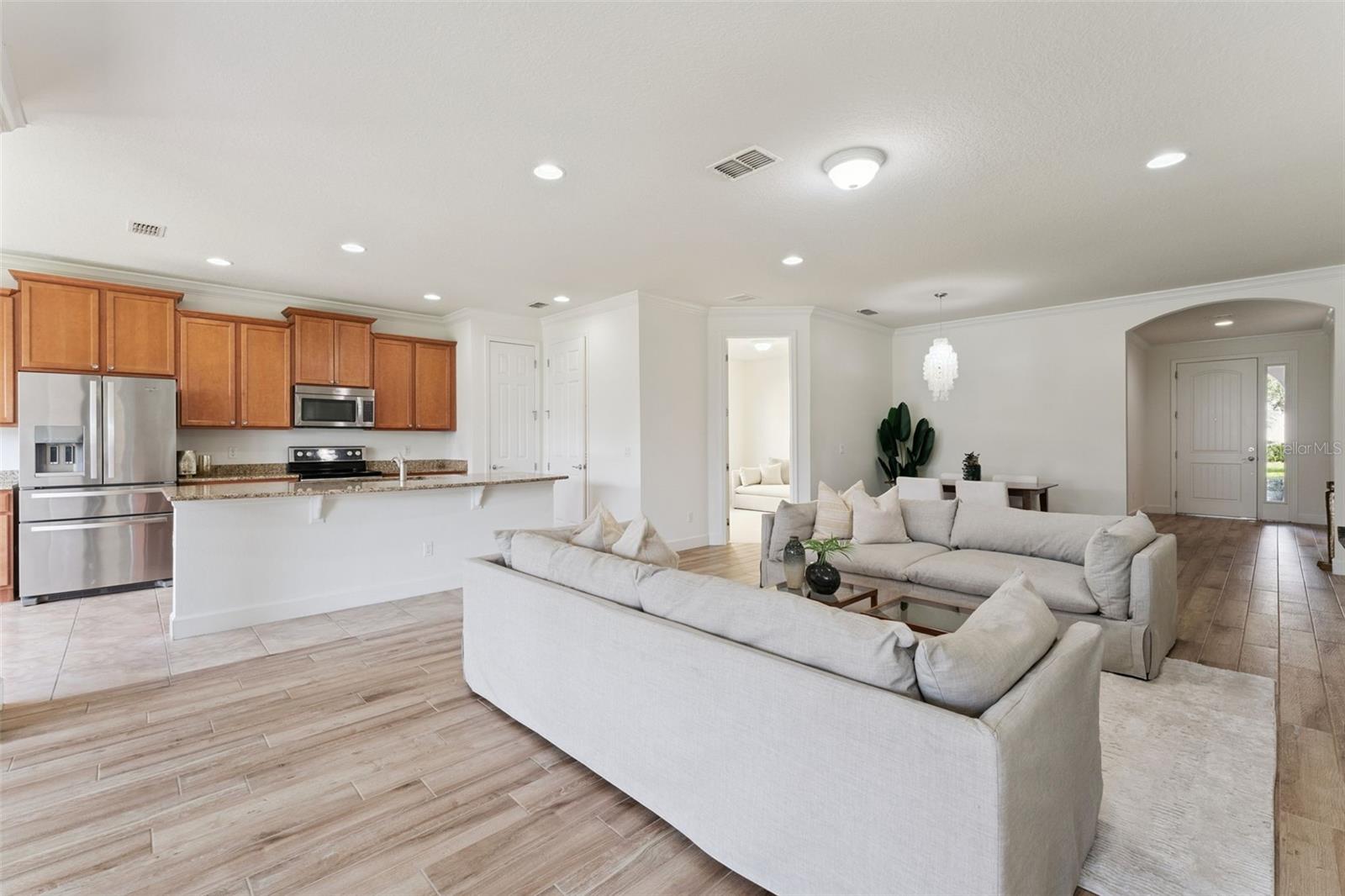 Family Room & Kitchen