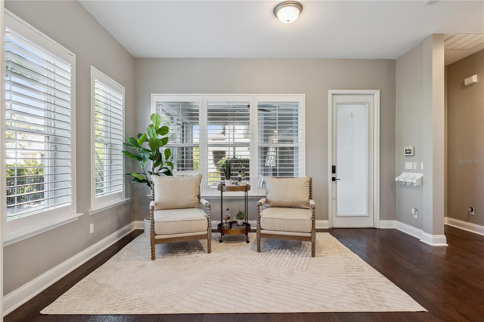 Sunroom off family Room