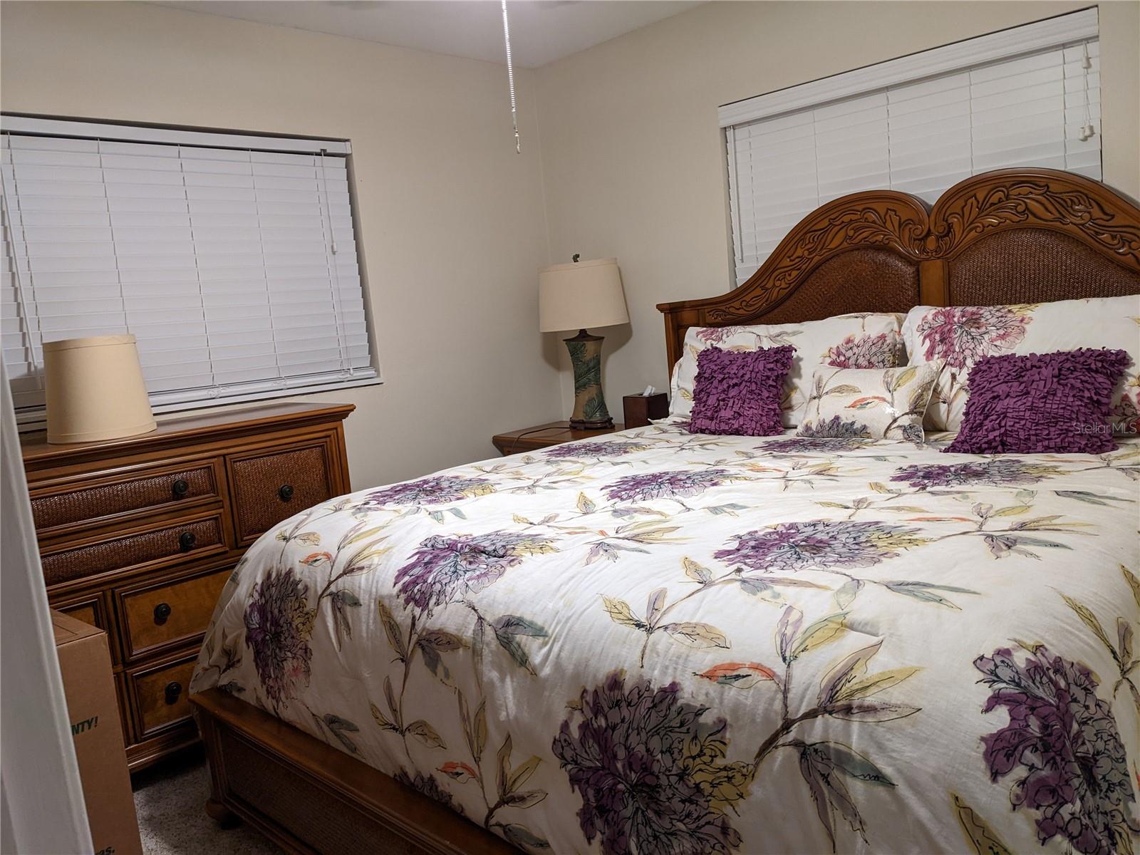 Guest bedroom with custom closet