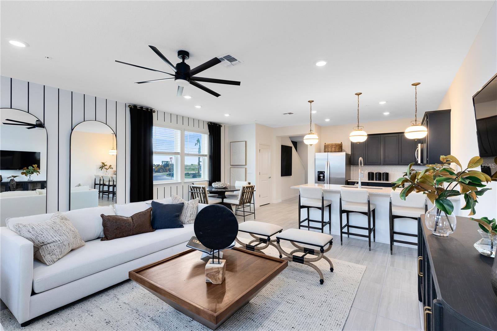 Model Home Design Only. Pictures and furnishings are for illustrative purposes only. Elevations, colors and options may vary. Furniture is for model home staging only.