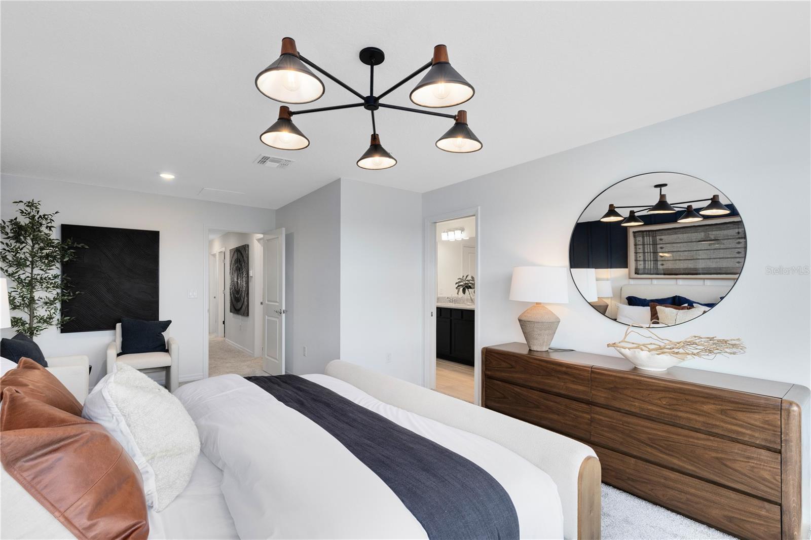 Model Home Design Only. Pictures and furnishings are for illustrative purposes only. Elevations, colors and options may vary. Furniture is for model home staging only.