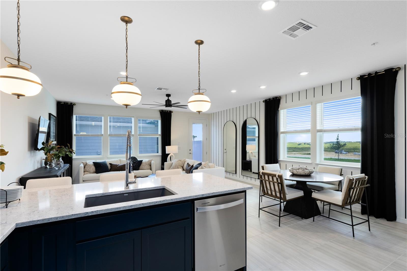 Model Home Design Only. Pictures and furnishings are for illustrative purposes only. Elevations, colors and options may vary. Furniture is for model home staging only.