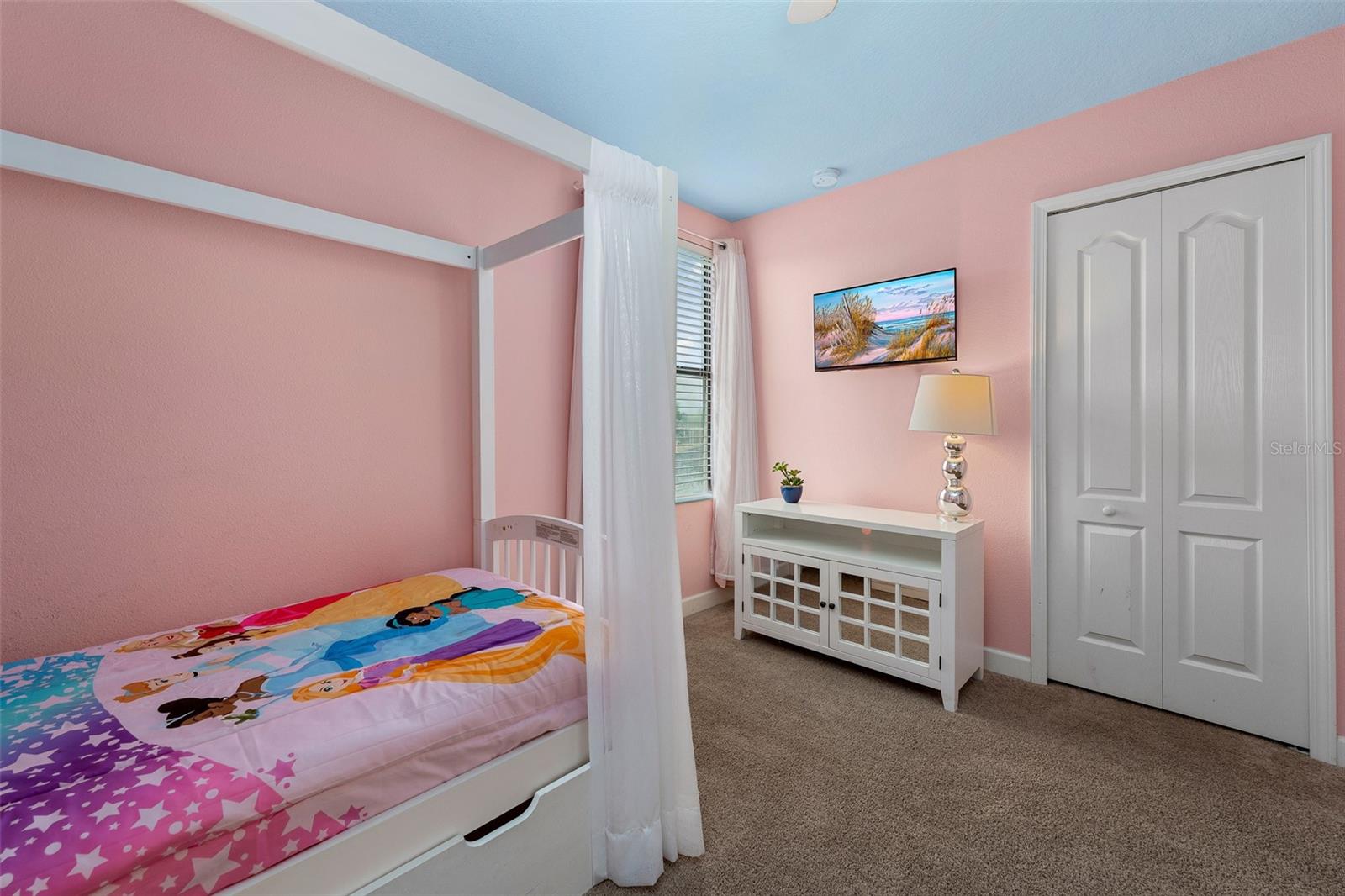 Additional View of the Princess Bedroom with Whimsical Furnishings and Cheerful Details