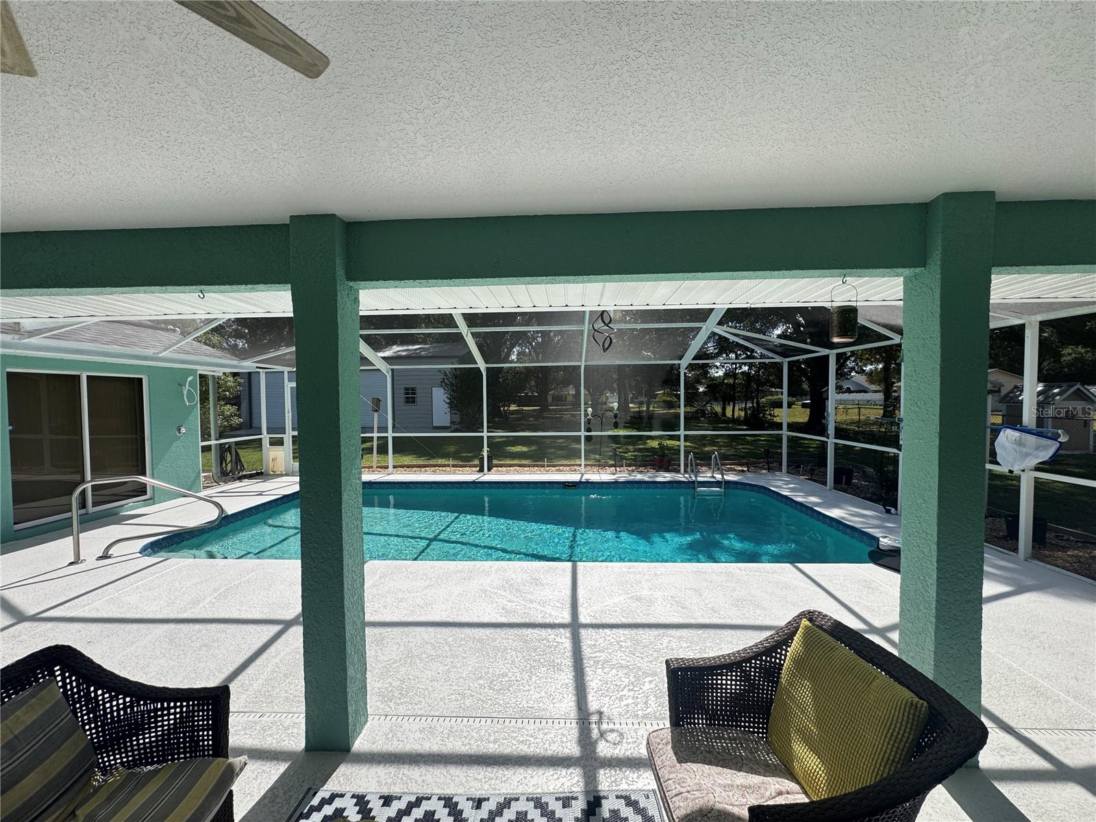 Screened in Lanai with Pool