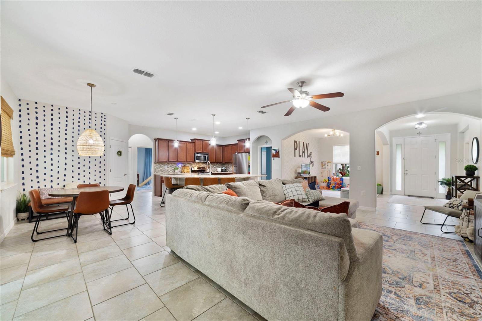 Light, bright open concept. Light, bright open concept.