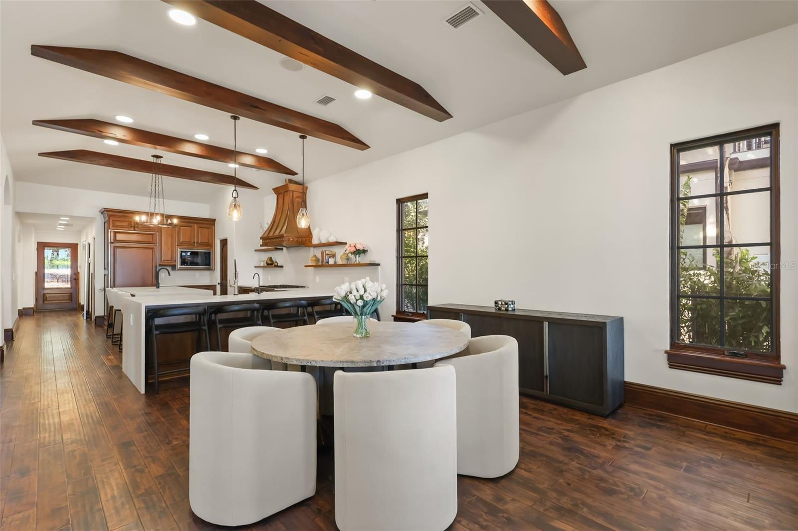 Kitchen and dining room