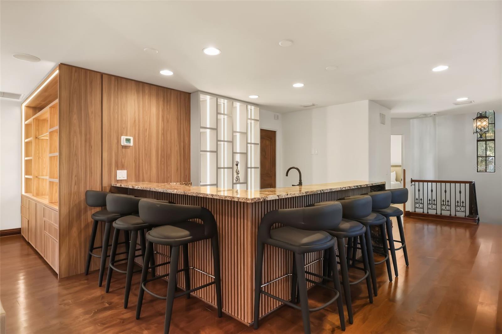 Upstairs bar