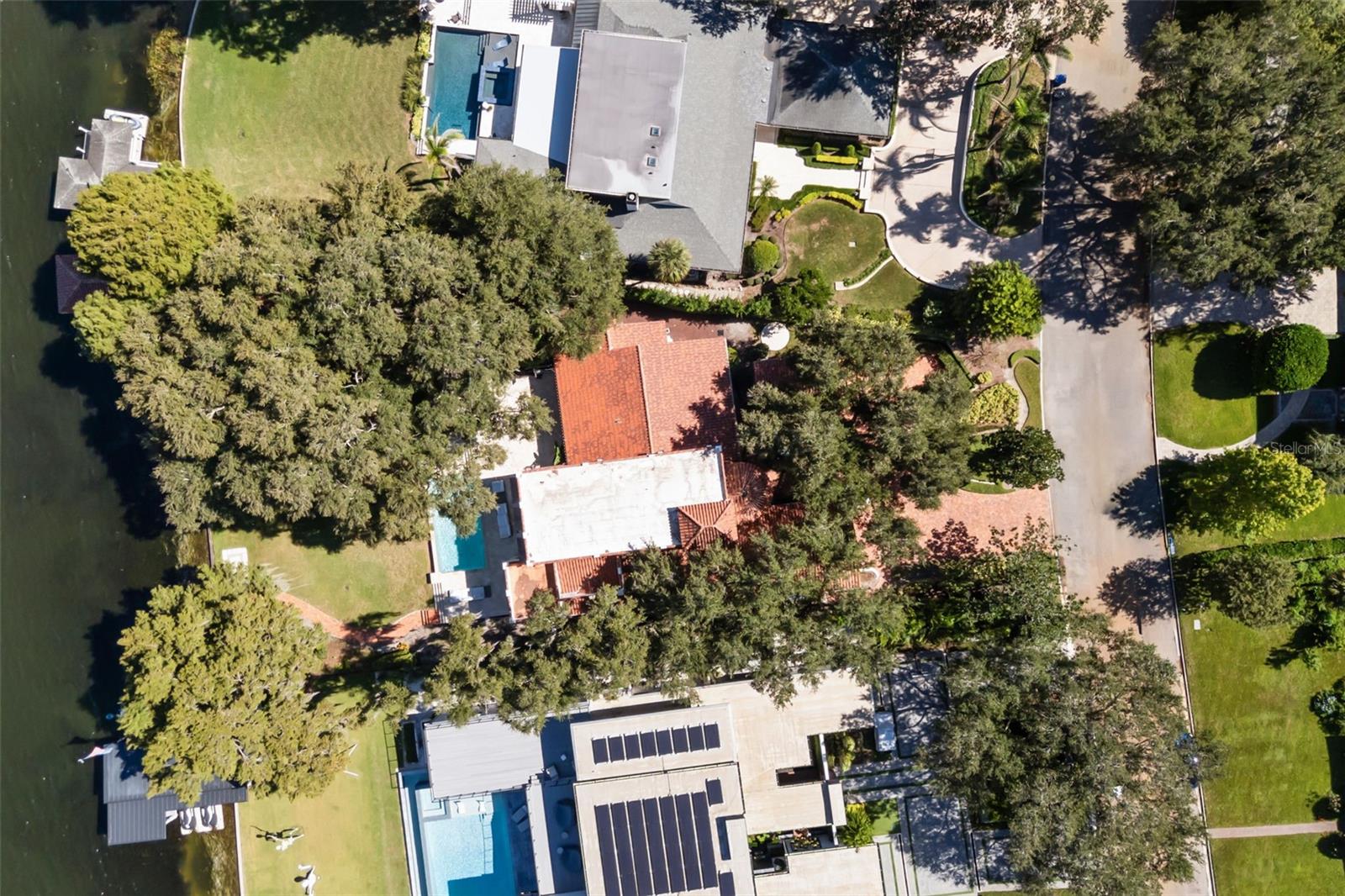 Aerial view of home