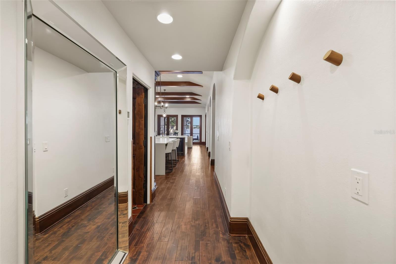 Entry from garage