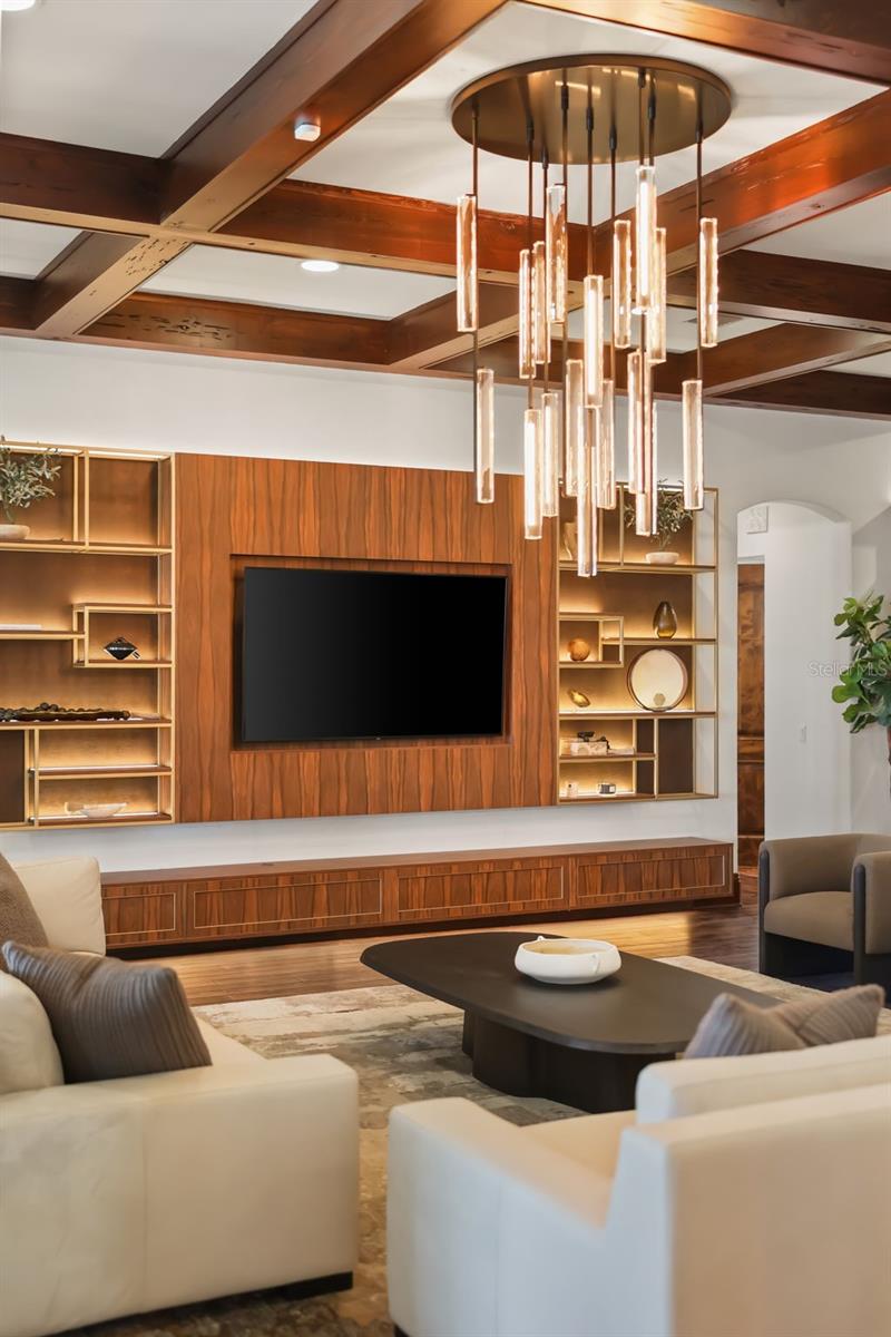 Living room built in