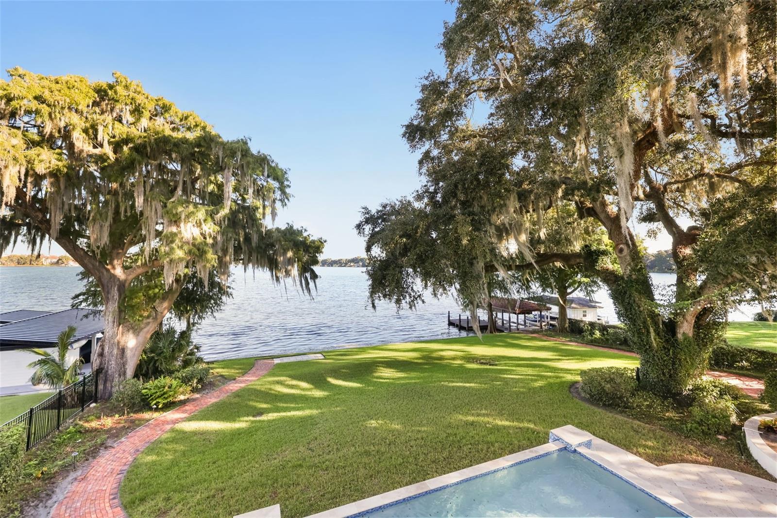 Backyard views over Lake Virginia