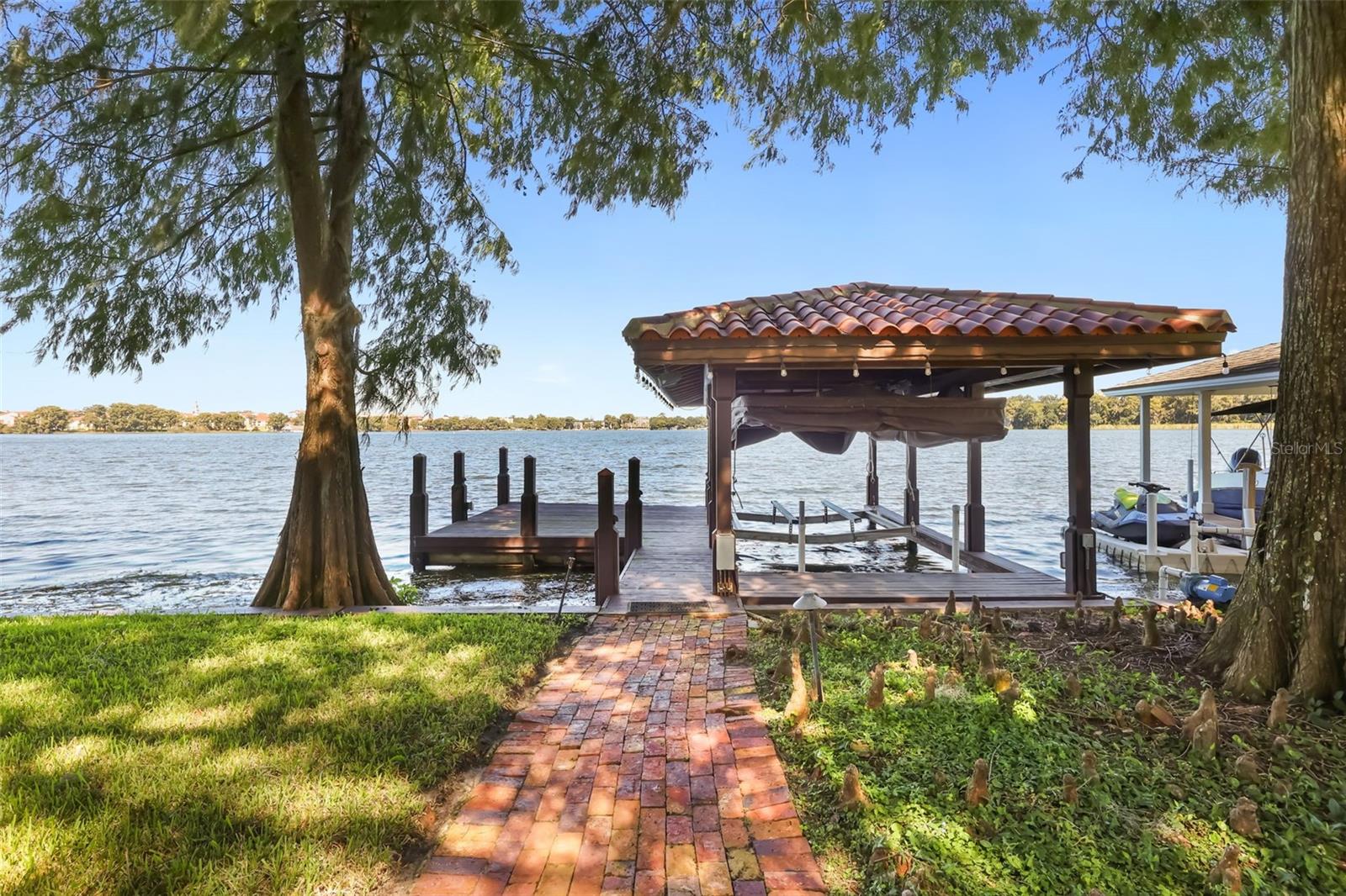 Lake Virginia and dock