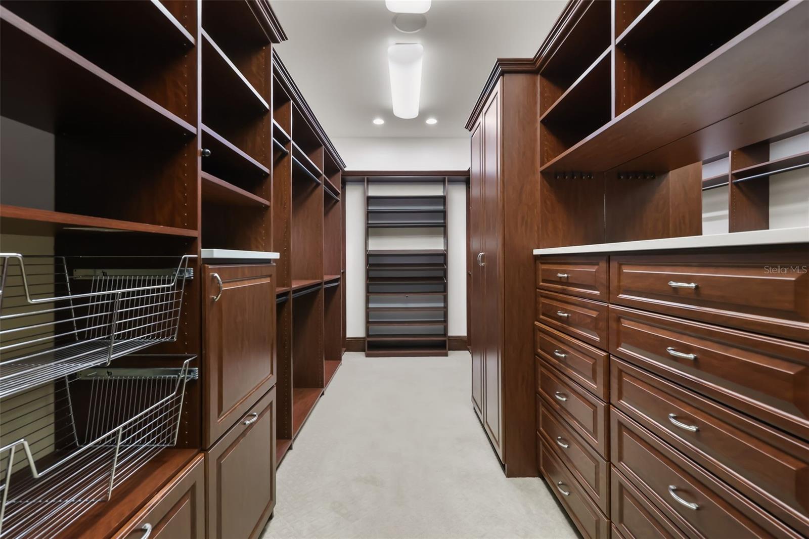 Primary closet