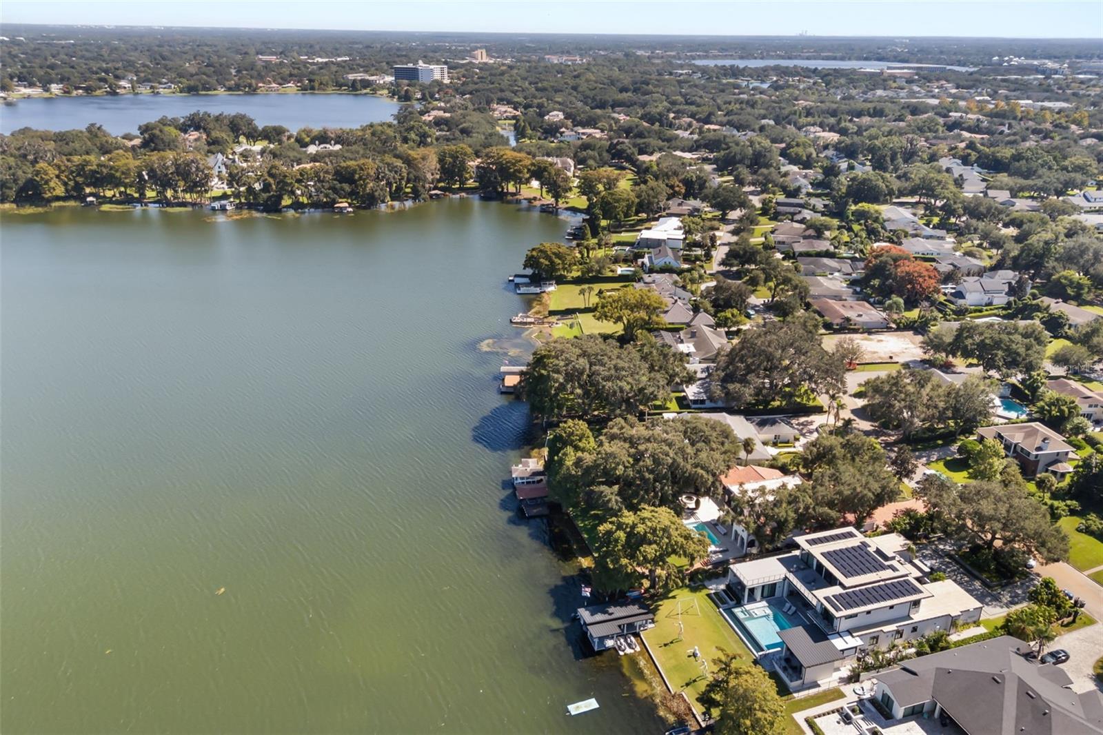 Aerial view of home
