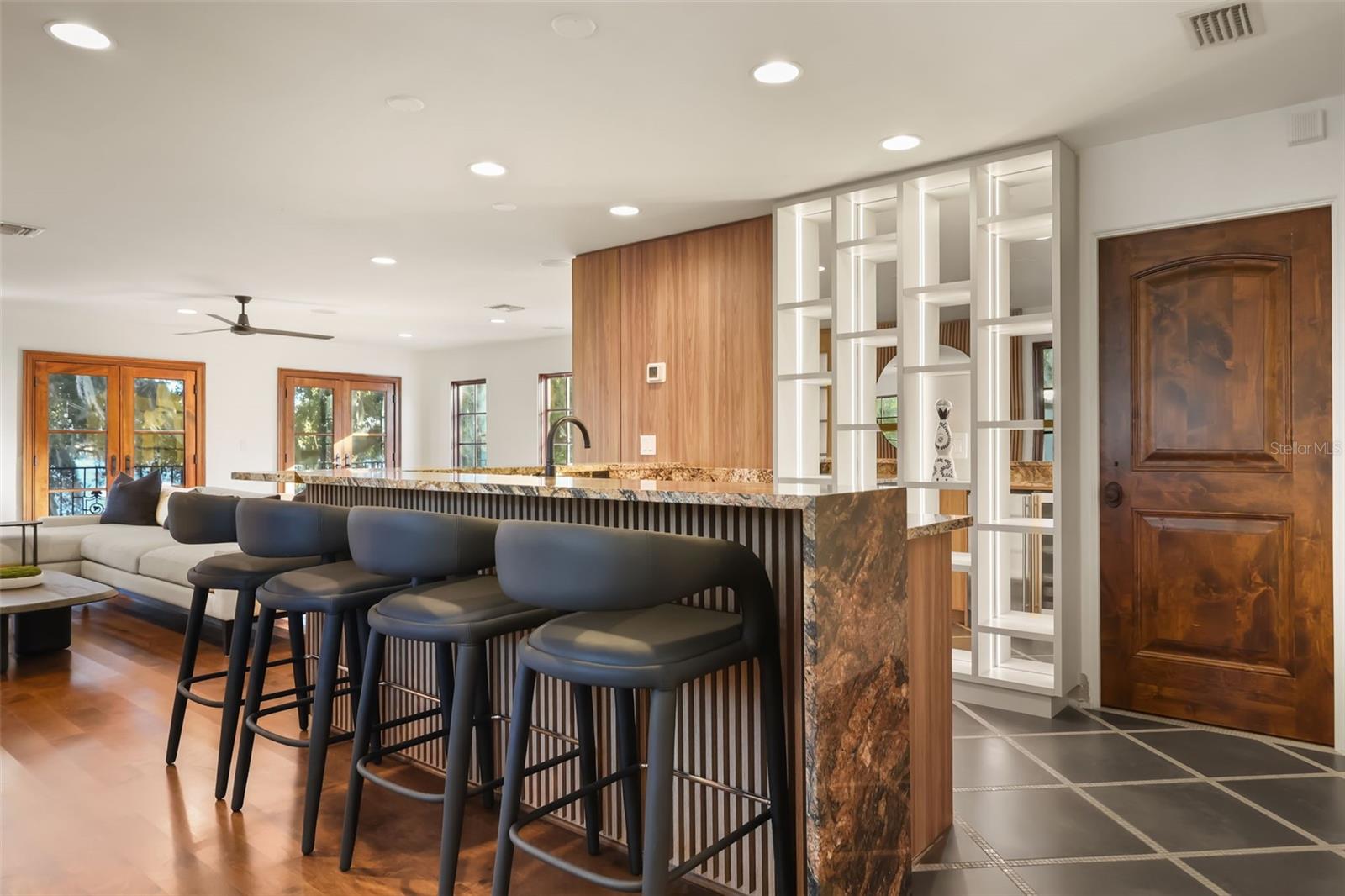 Upstairs bar