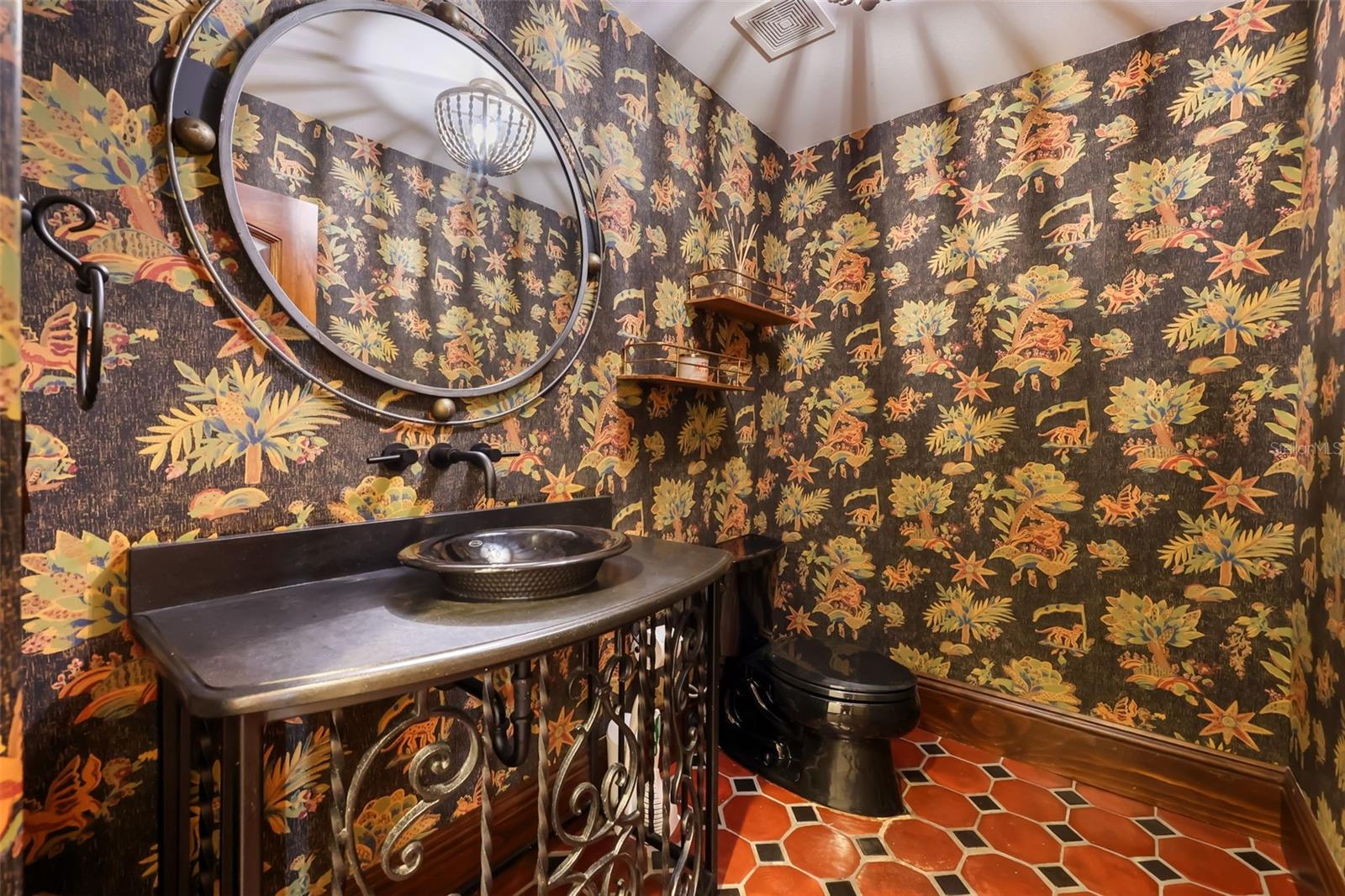 First floor half bathroom