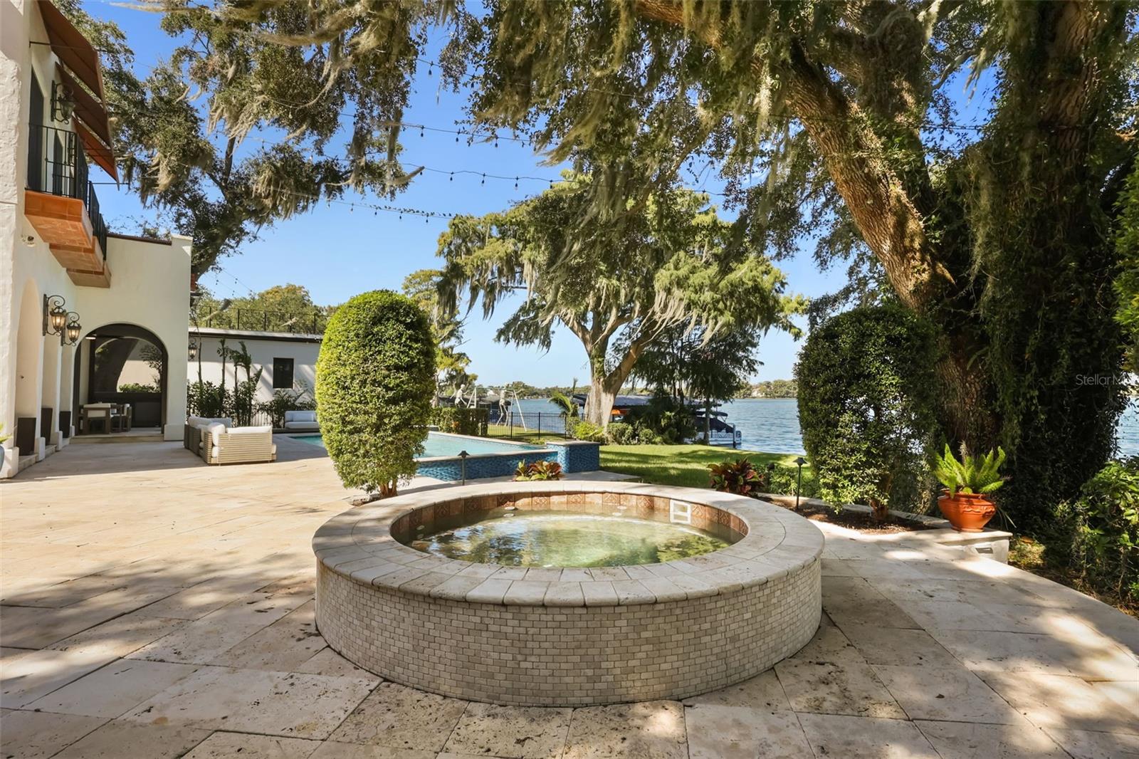 Hot tub with stunning views