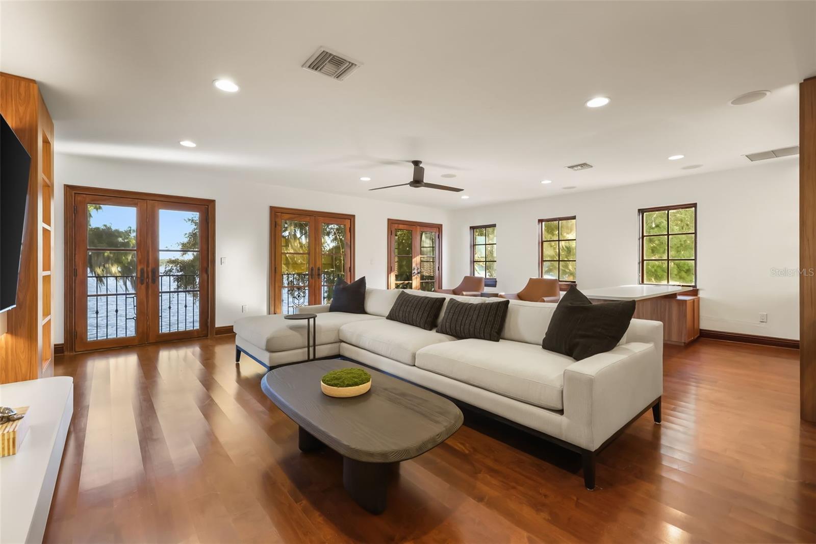Upstairs living room and office