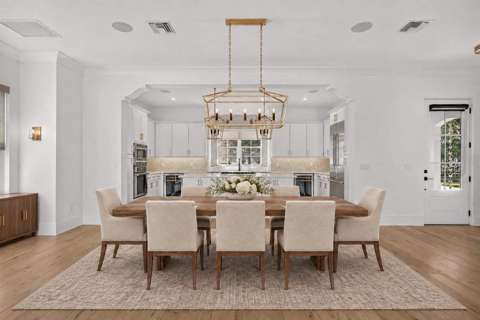 Dining room - kitchenVirtually Staged