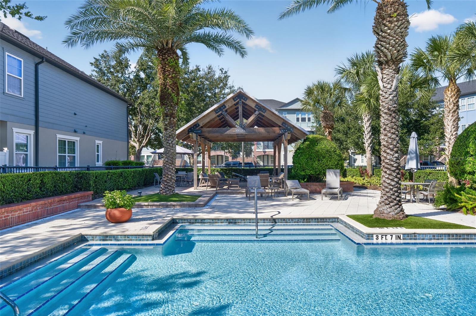 Community Pool - close up View