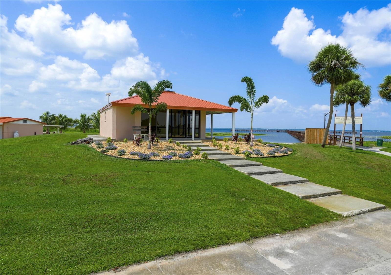 BBQ and beach pavilion