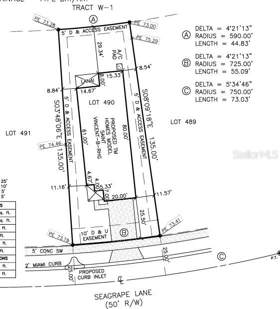 5685 Seagrape Lane Plot Plan