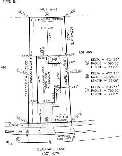 5691 Seagrape Lane Plot Plan