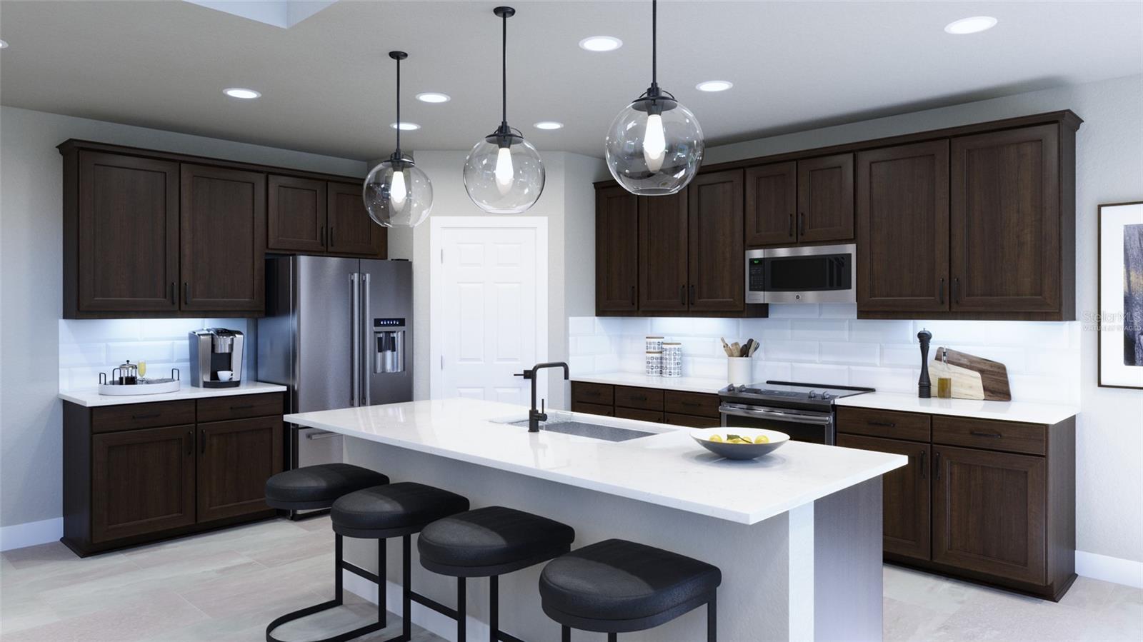 Kitchen Rendering (Virtually Staged) Kitchen Rendering (Virtually Staged)