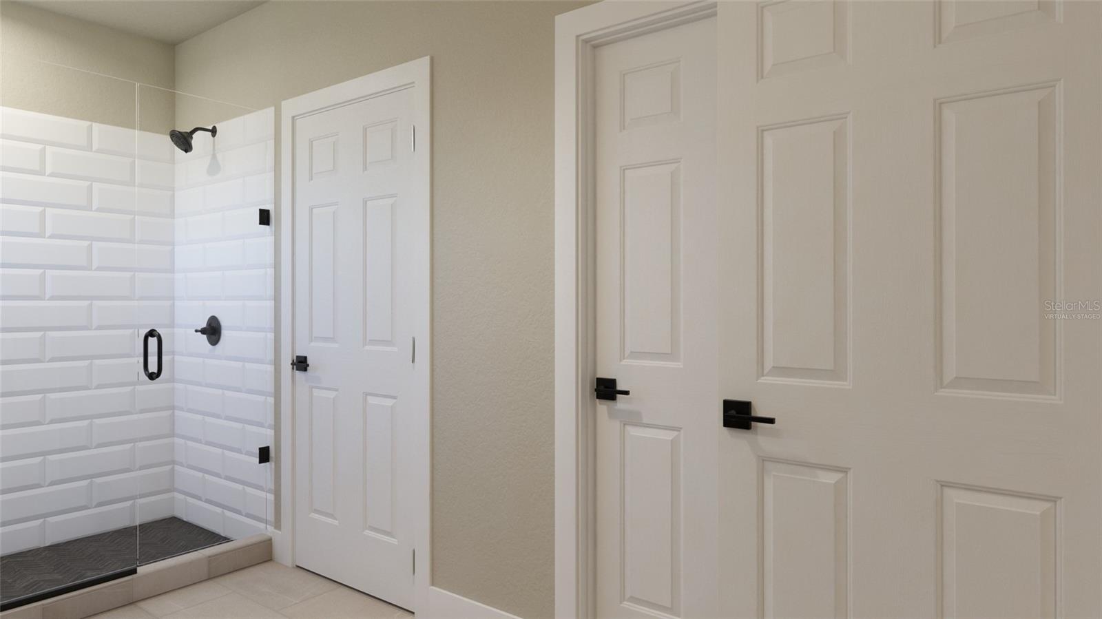 Primary Bathroom Rendering (Virtually Staged)
